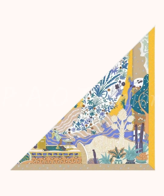 Fantasy Garden Print Multiway Scarf