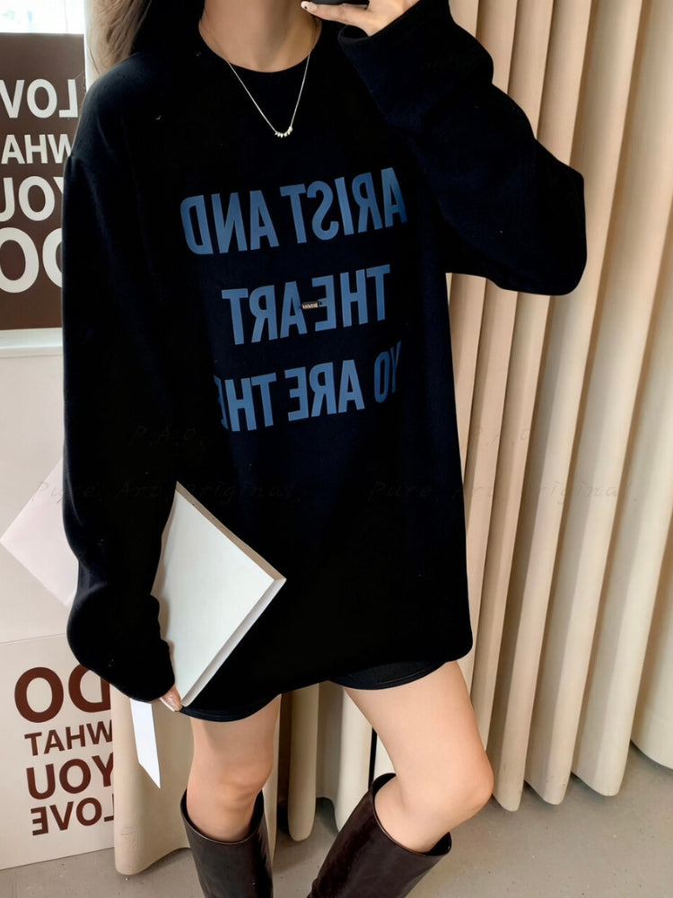 Fleece-Lined Crew Neck Mid-Length Base Layer Top