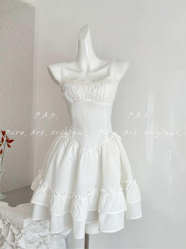 ELLA TIERED STRAPPY MAXI DRESS