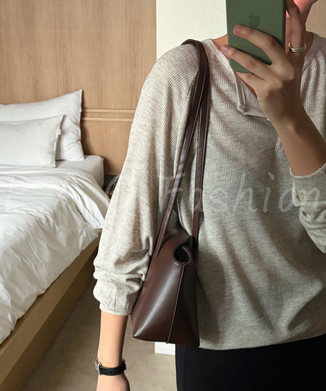 Minimalist French Baguette Shoulder Bag