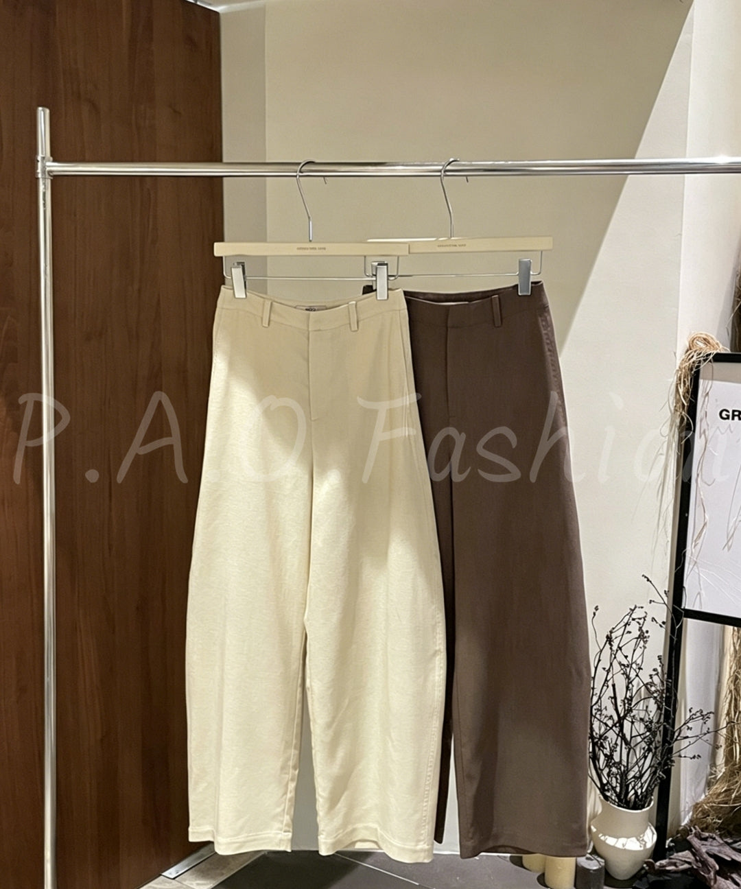Linen-Blend Relaxed Wide-Leg Pants[Available Now]