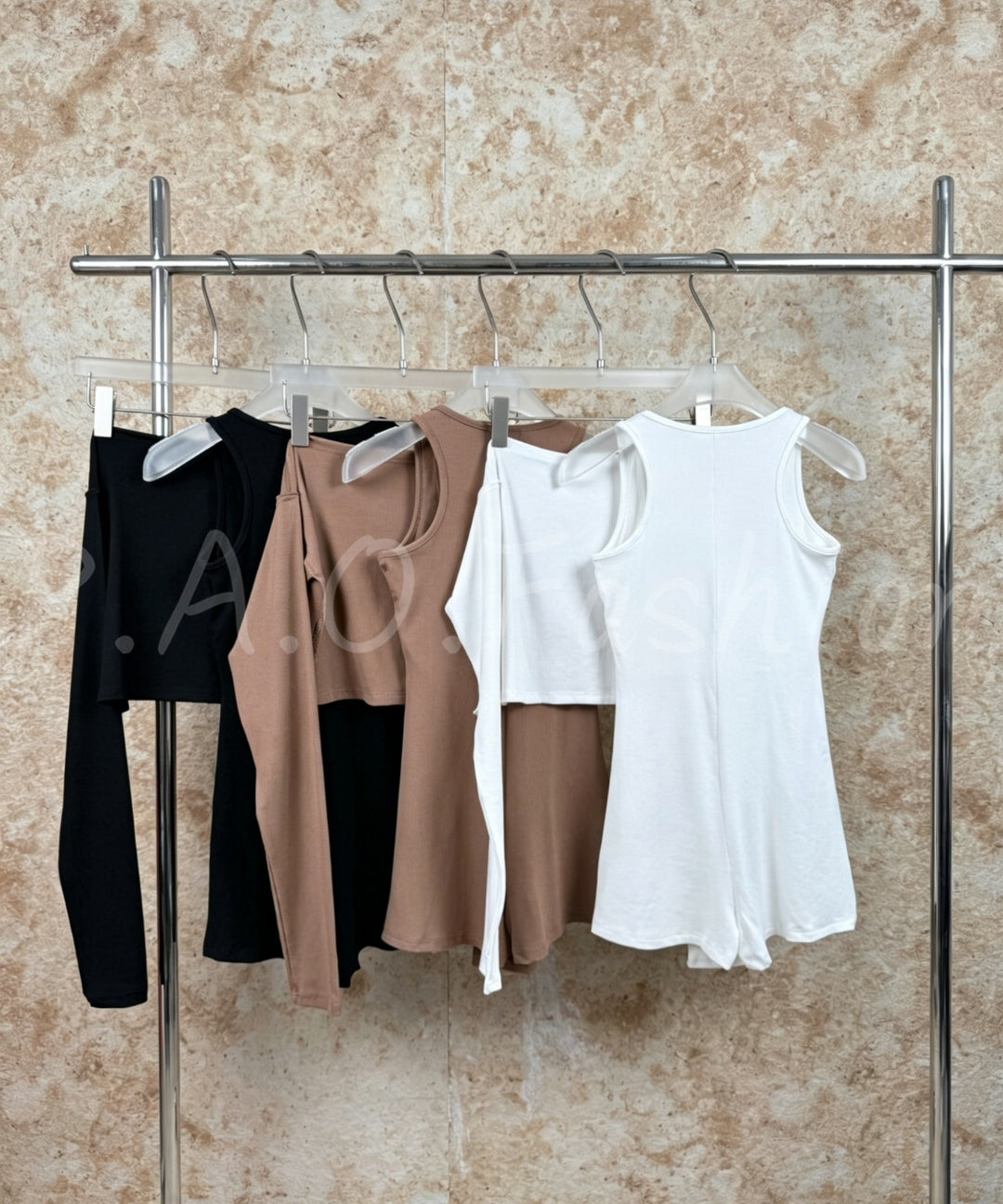 Tie-Waist Romper Set[Available Now]