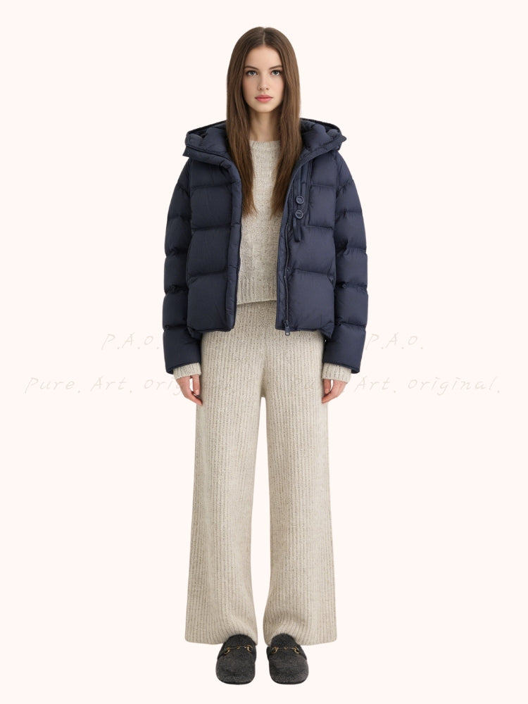 Casual Hooded Down Jacket