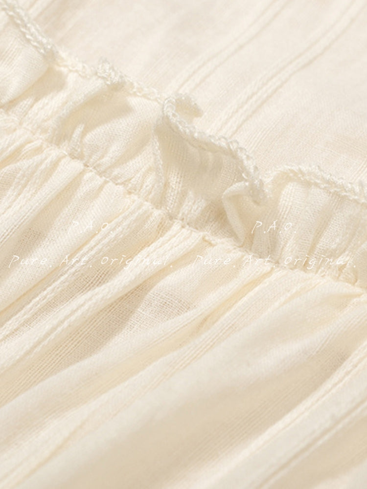 French Corset Waist Maxi Dress