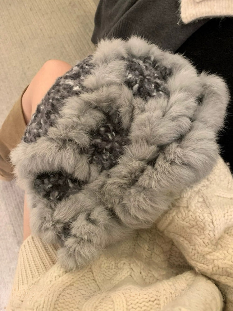 Thickened Warm Knit Bucket Hat