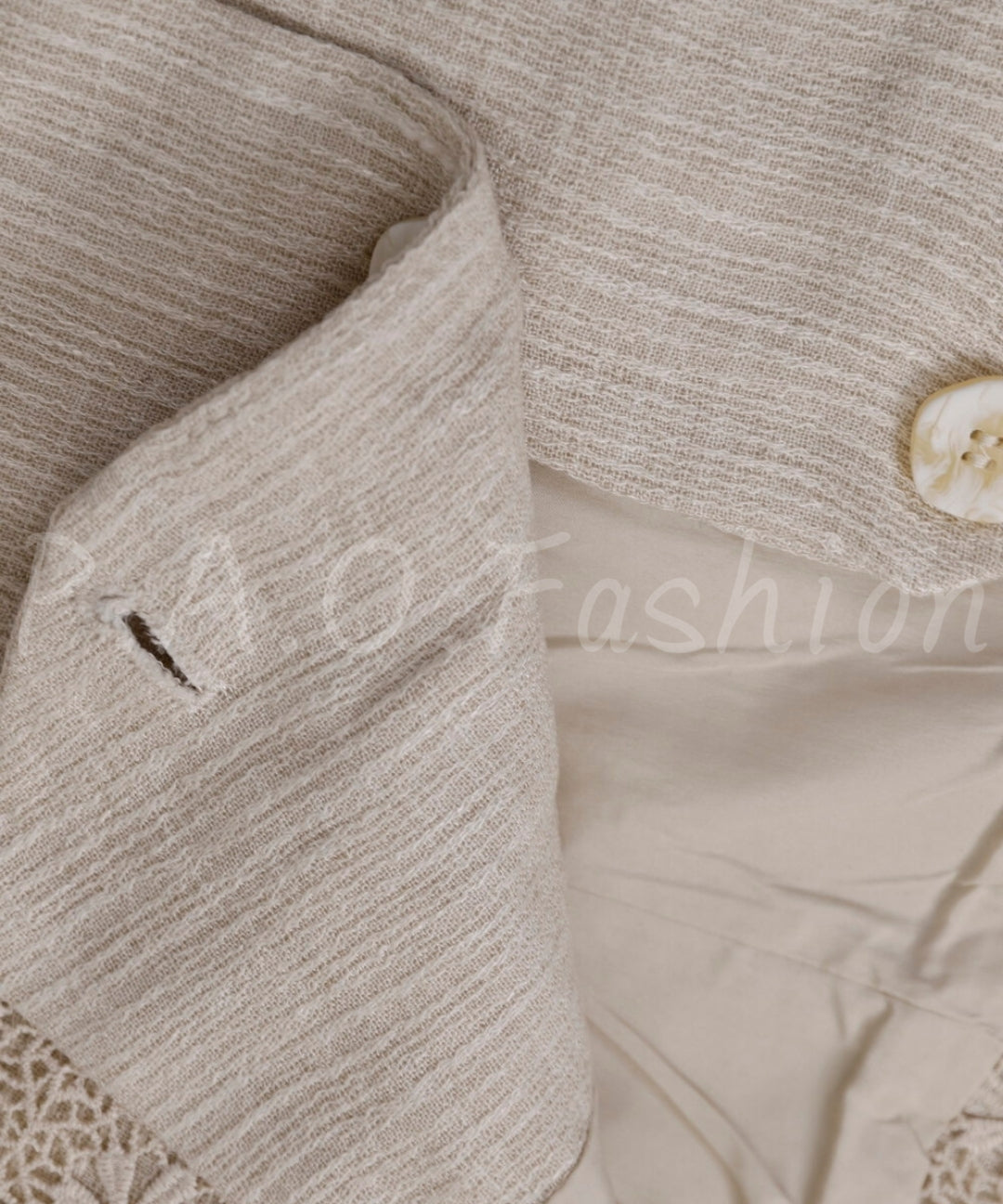Bohemian Lace Trim Vest & Lantern Pants Set[Available Now]