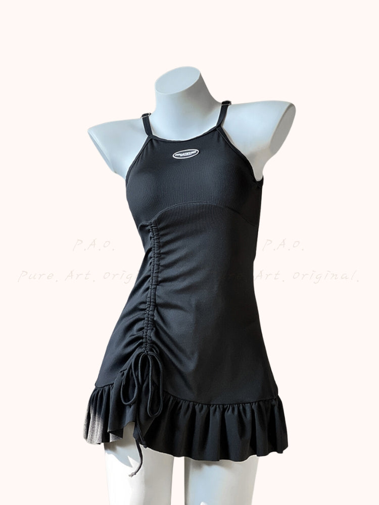 Strapless Bandeau One-Piece Swimsuit