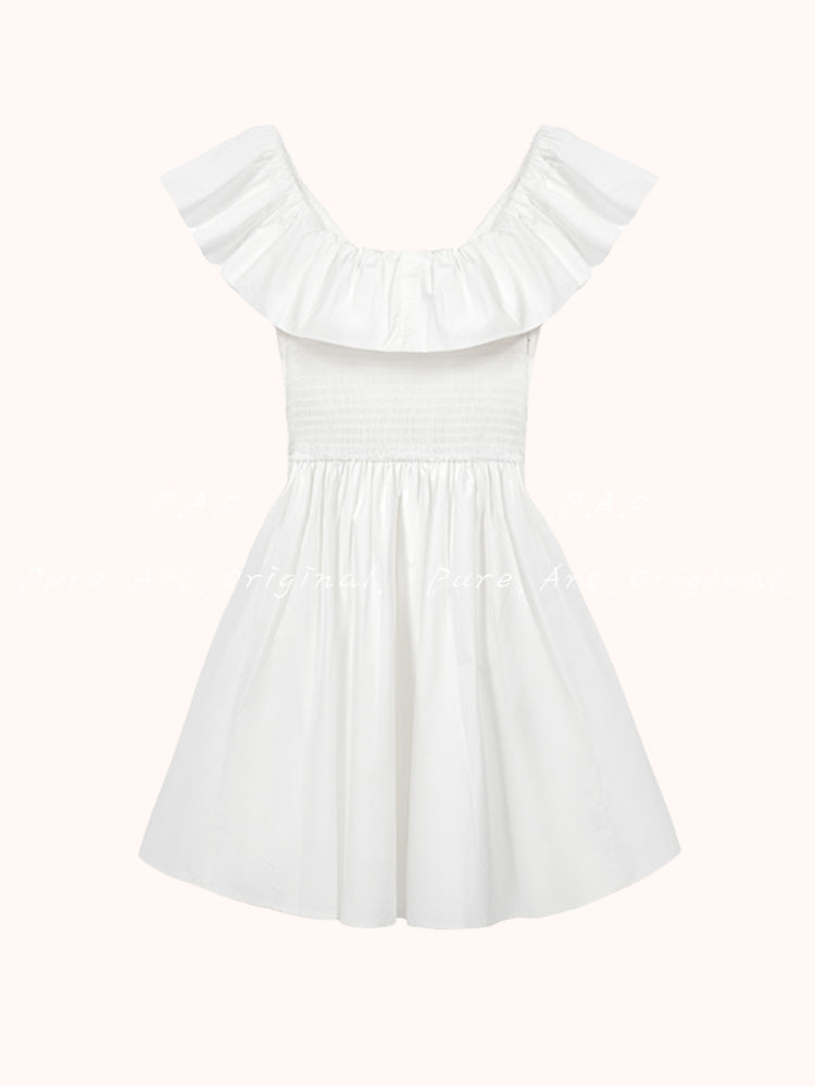 Hourglass Puff Mini Dress