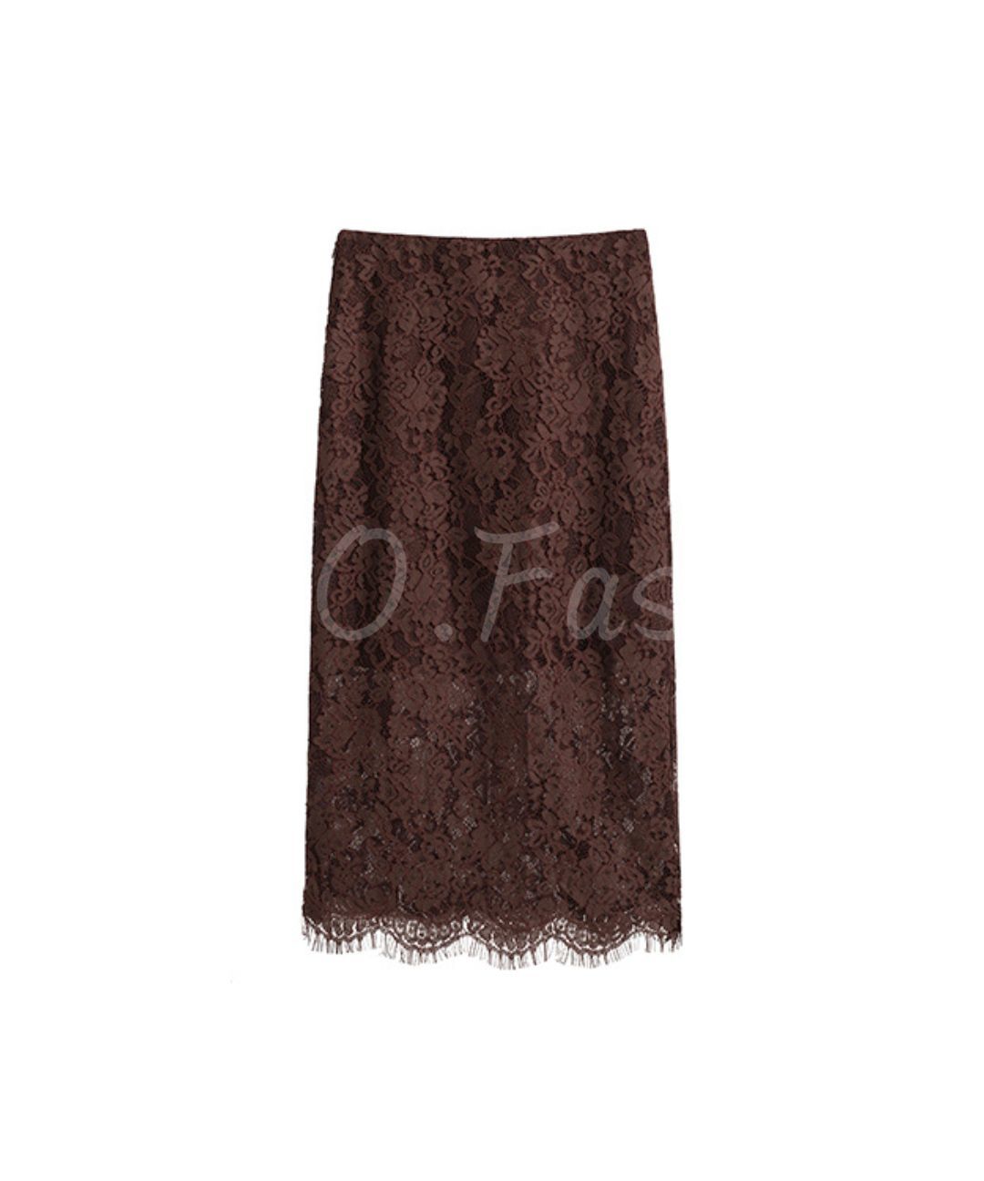Lace Bodycon Midi Skirt