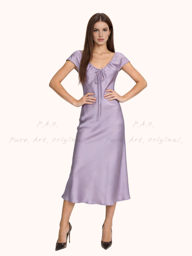 LUMIÈRE SATIN DRESS