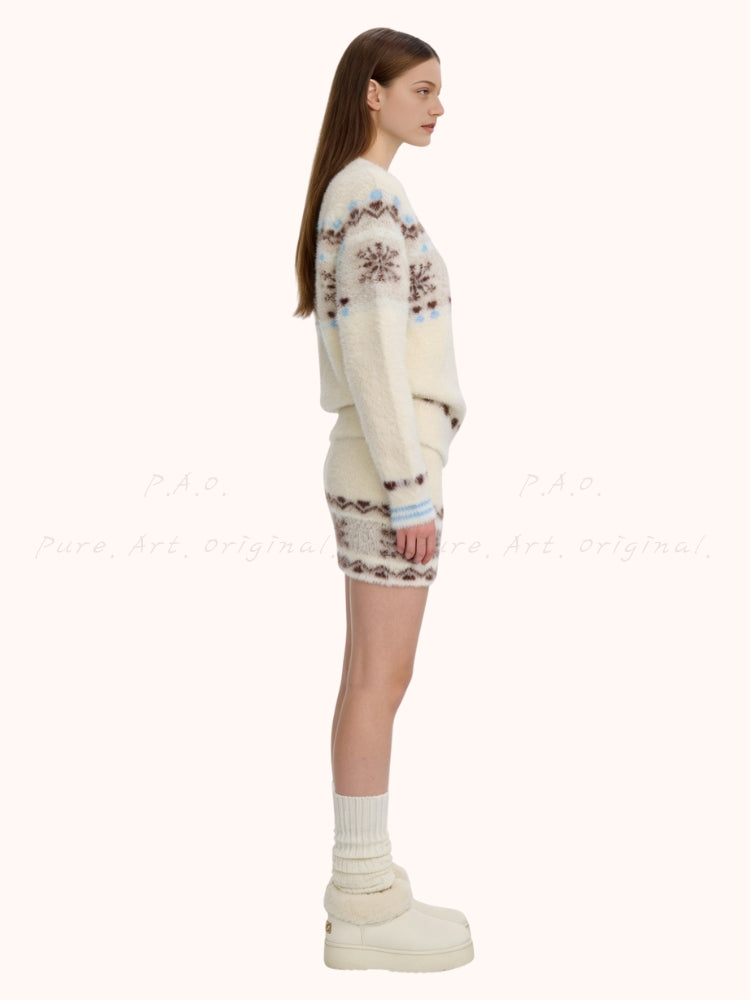 Winter Whisper – Fleece Knit Set
