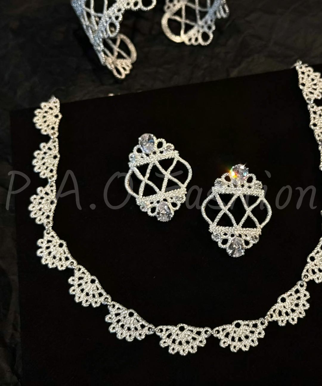 Lace Filigree Jewelry Set