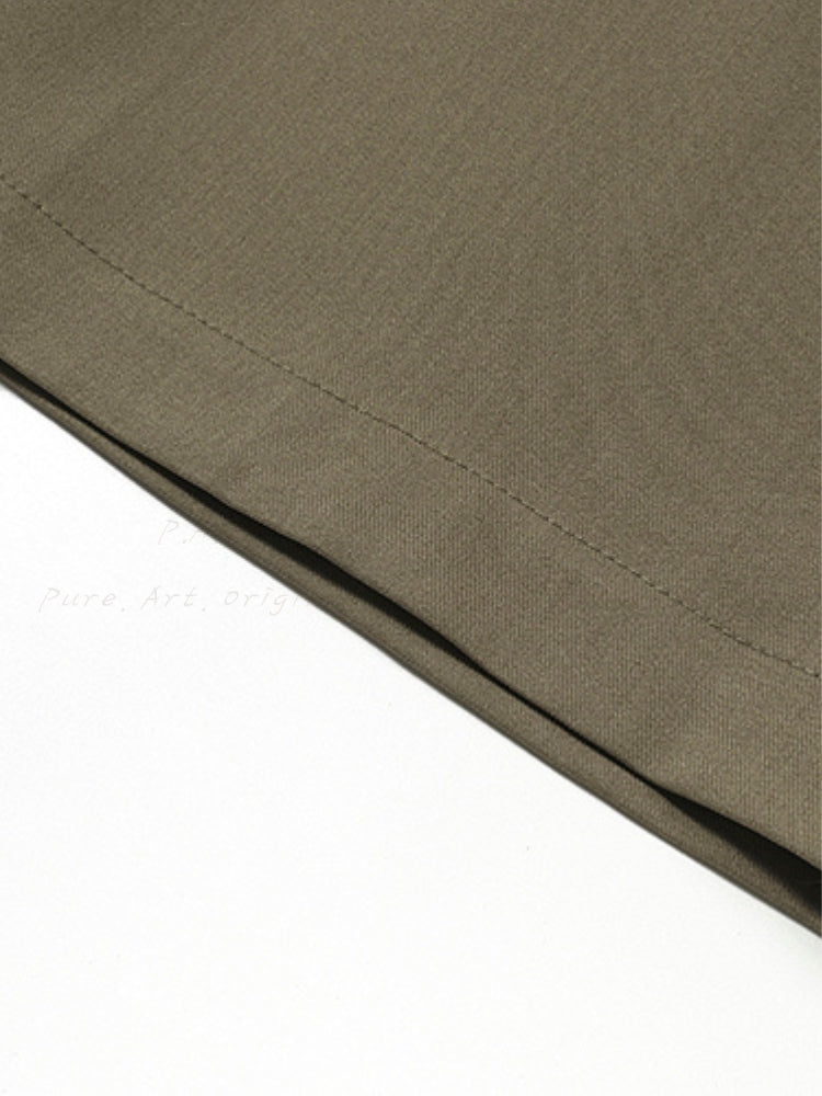 High-Waist Wide-Leg Tailored Trousers