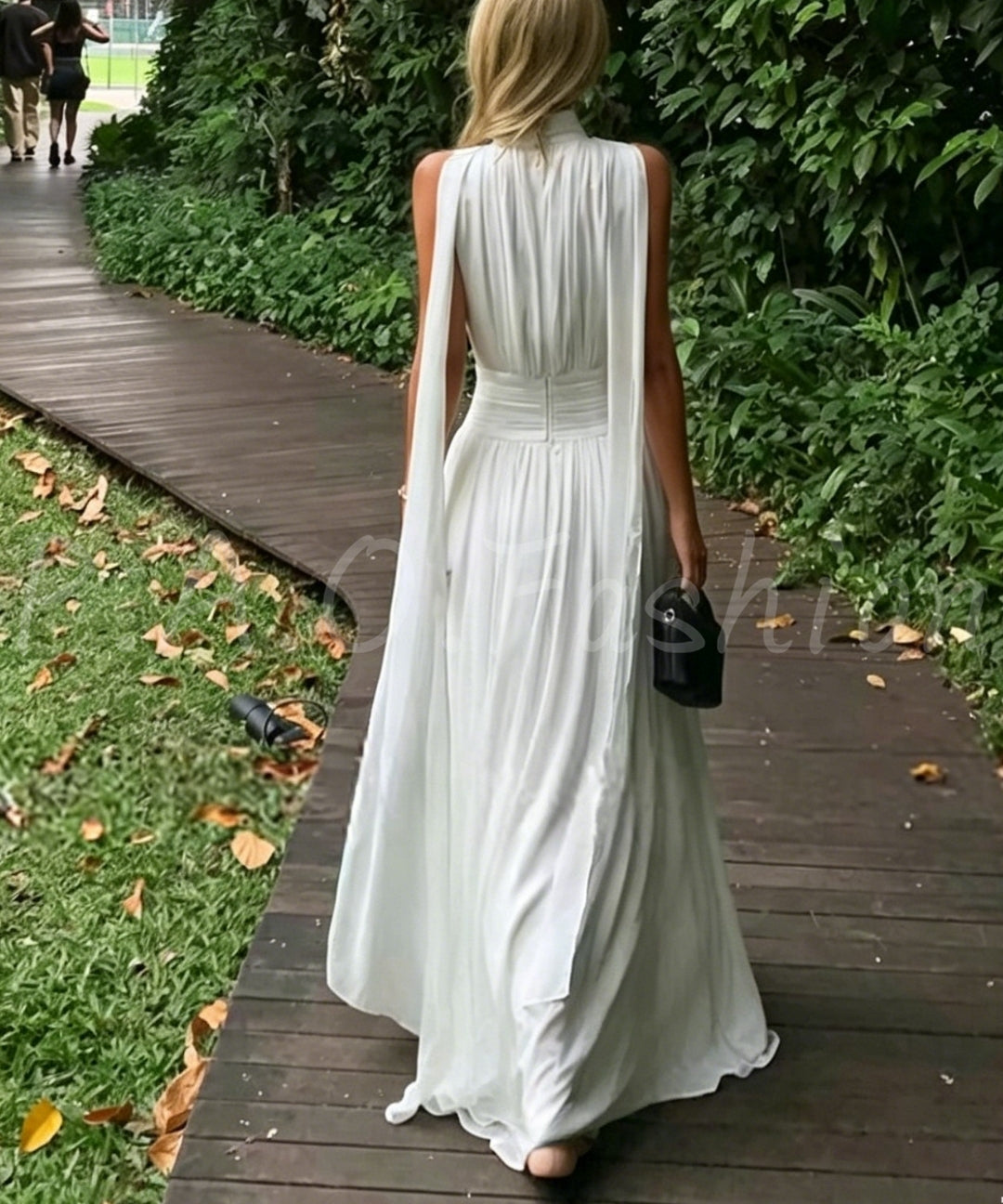 High-Neck Sleeveless Maxi Dress[Available Now]