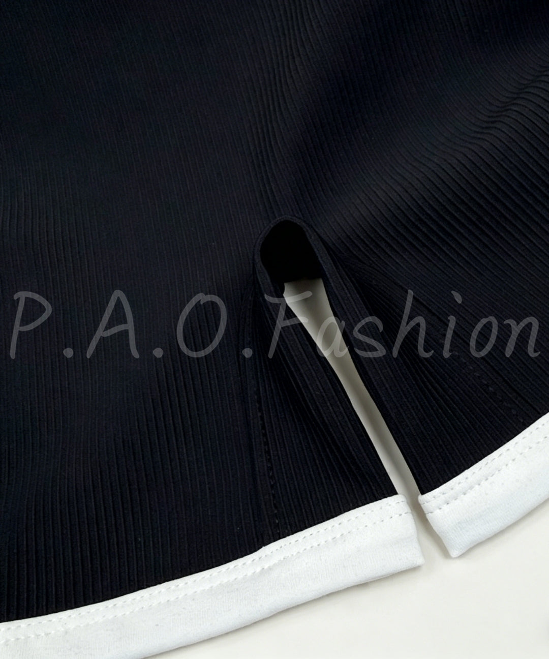 Contrast Trim Athletic Romper[Available Now]