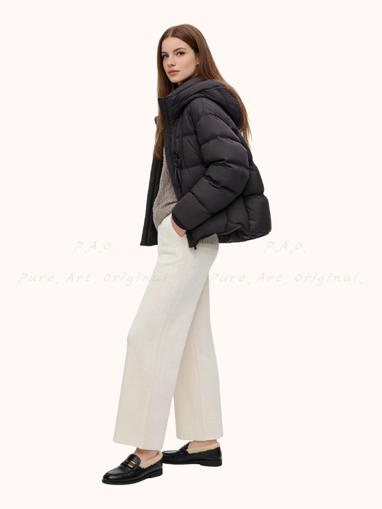 Casual Hooded Down Jacket