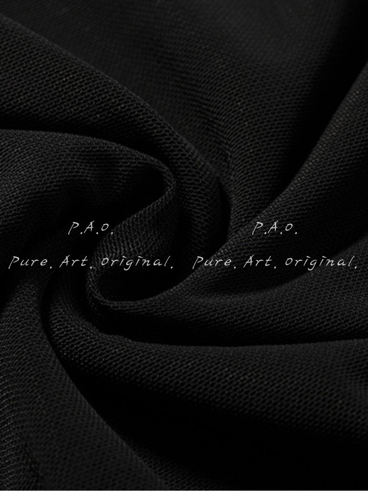 NOIR MESH SCULPT MIDI DRESS