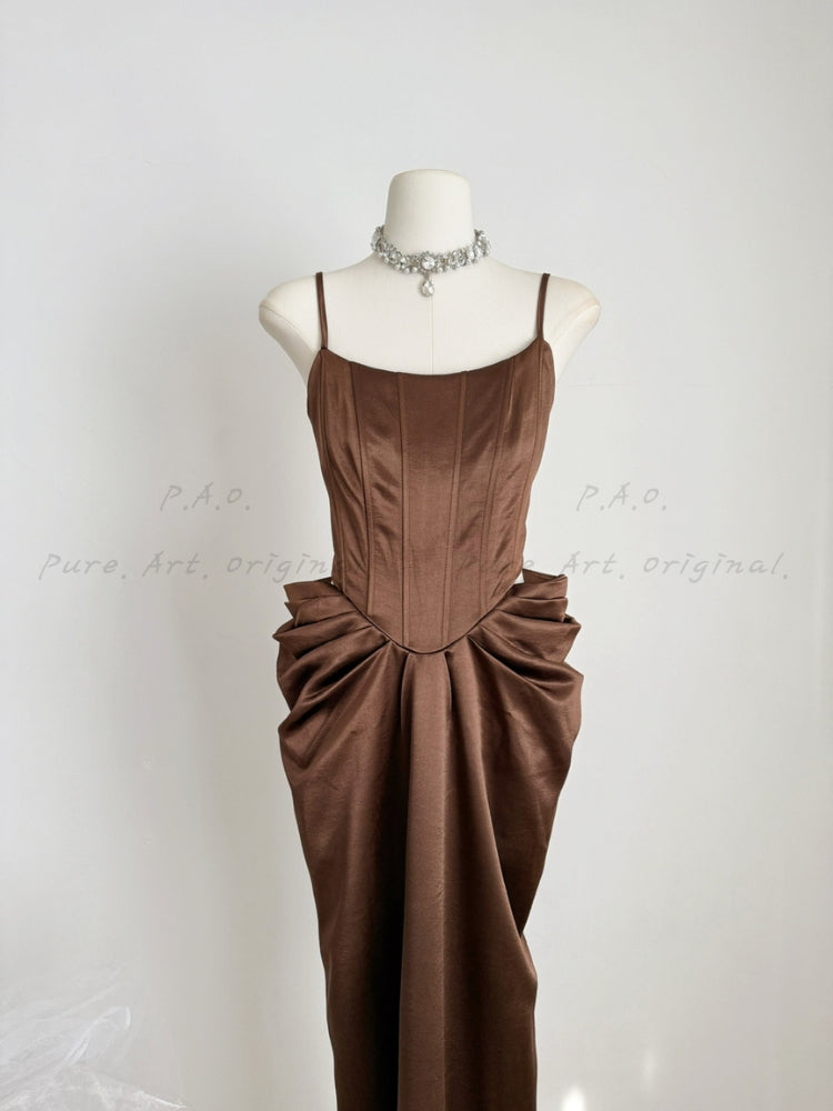 ÉLOISE SATIN DRESS