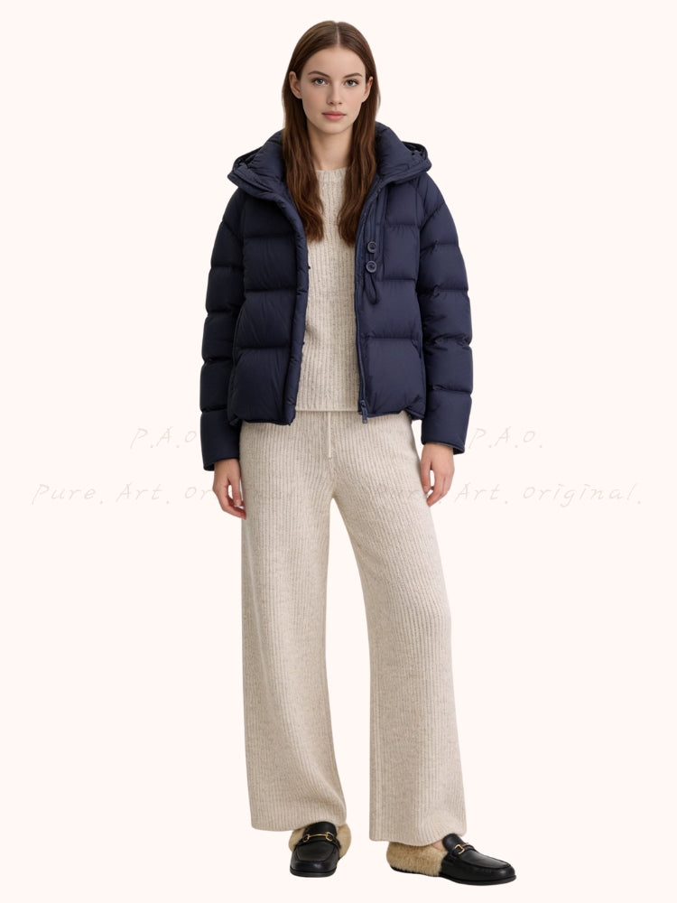 Casual Hooded Down Jacket