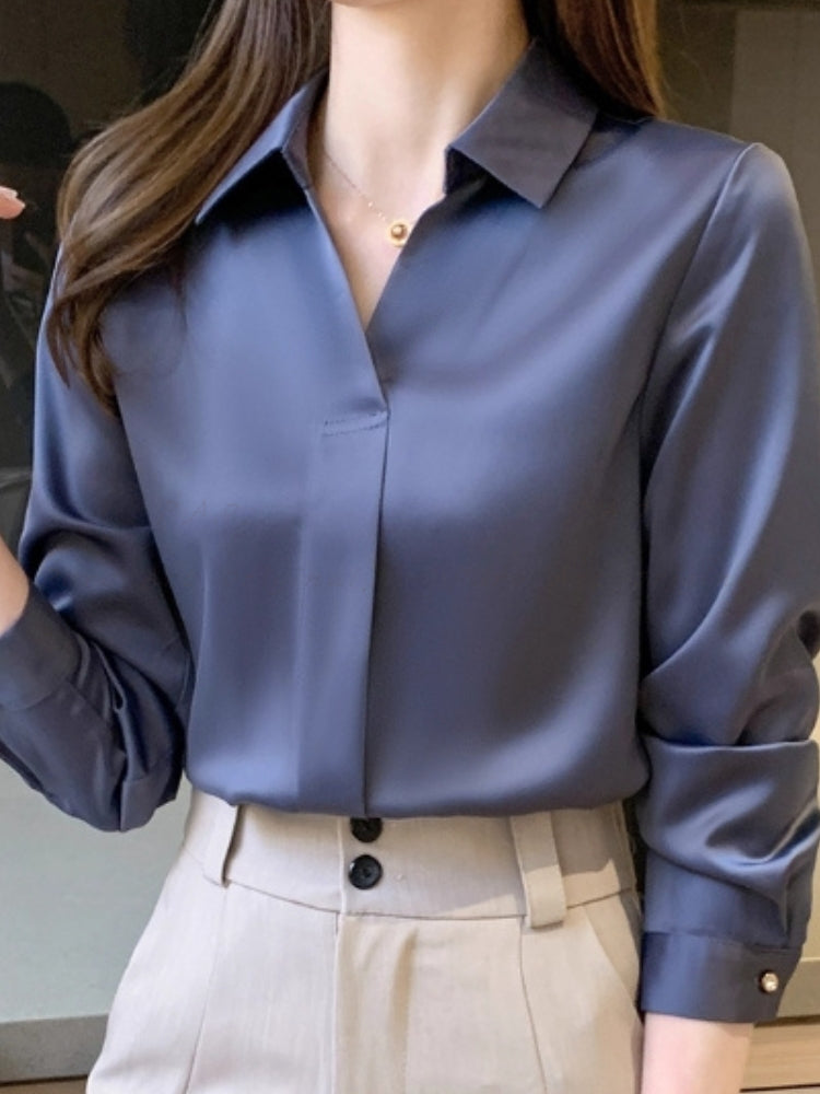 Minimalist Satin Shirt