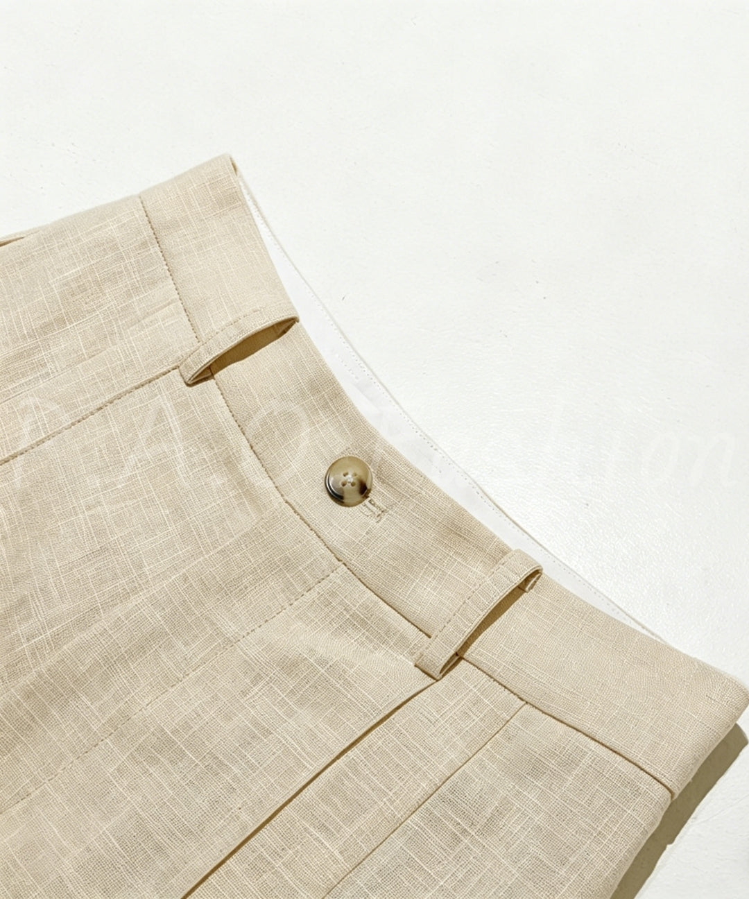 Ramie-Cotton Blend Vest & Wide-Leg Pants Set[Available Now]