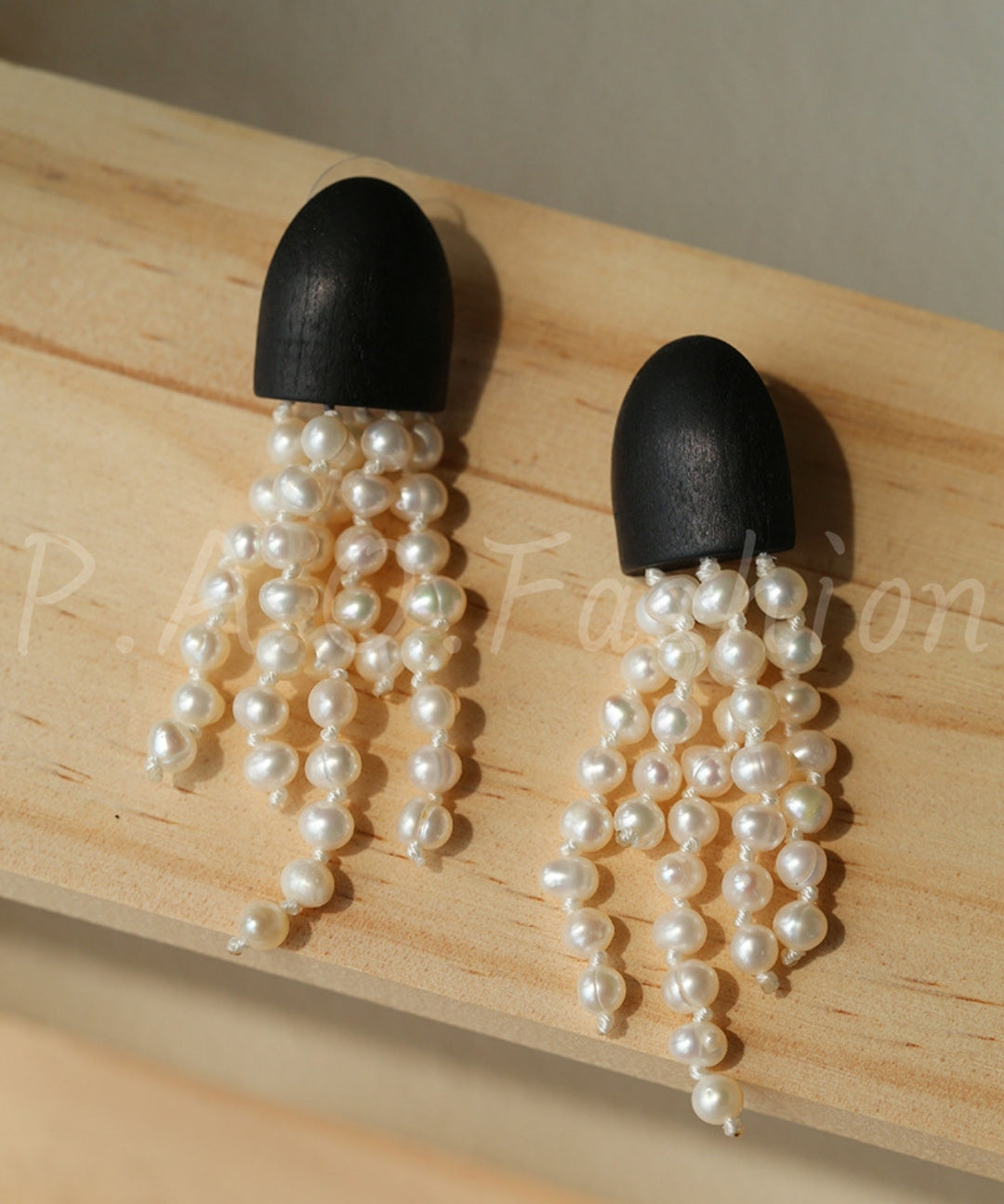 Natural Freshwater Pearl Tassel Earrings