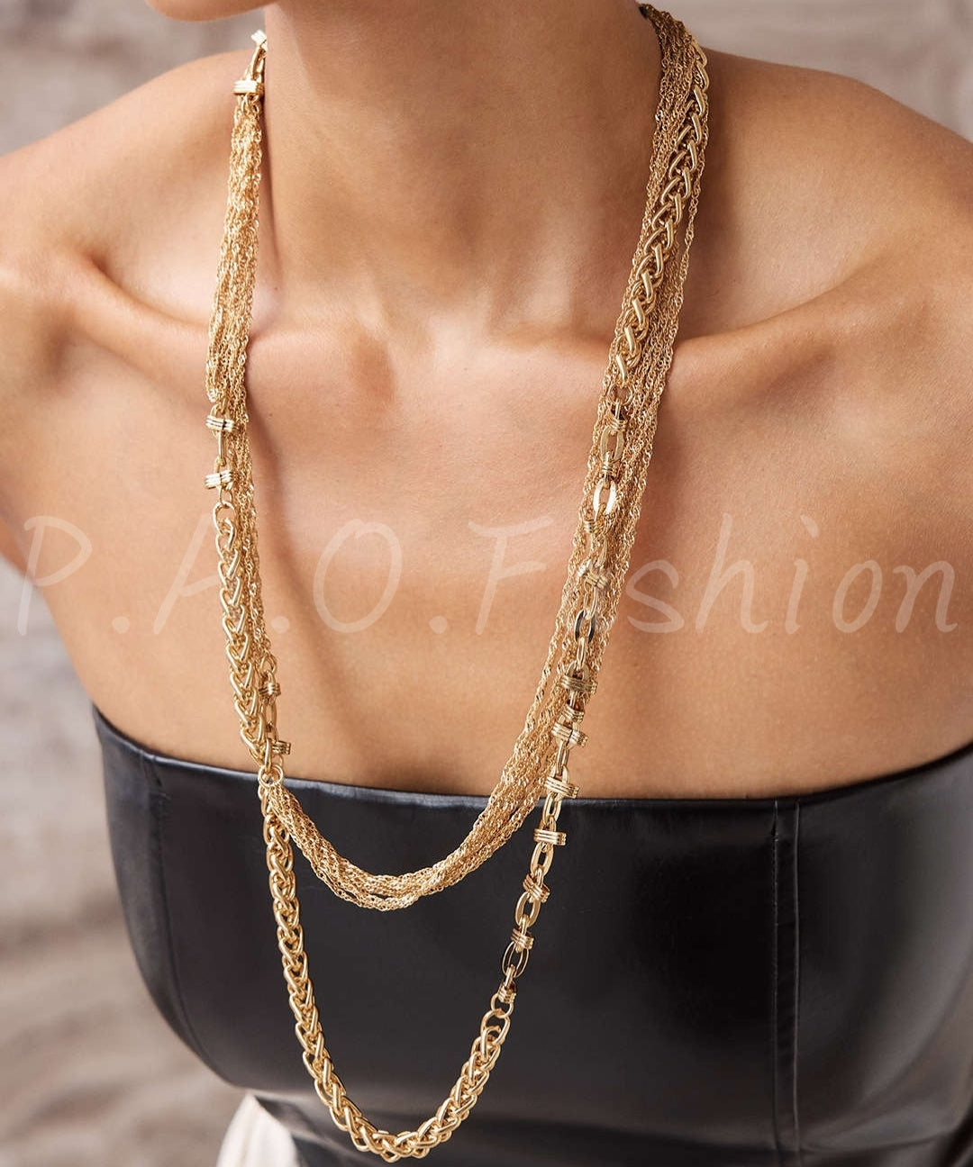 Metallic Chain Necklace