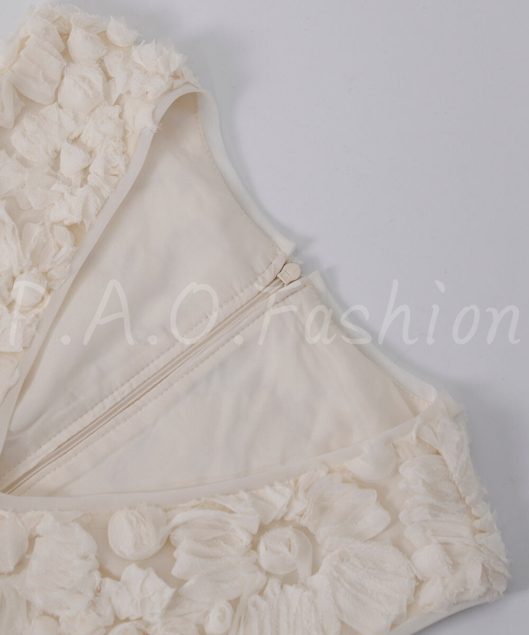 3D Floral Sleeveless Maxi Dress