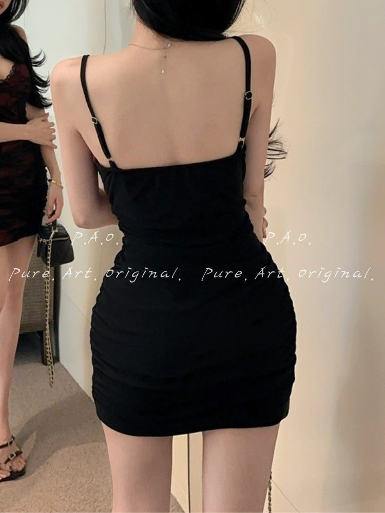 AMÉLIE CONTRAST LACE DRESS