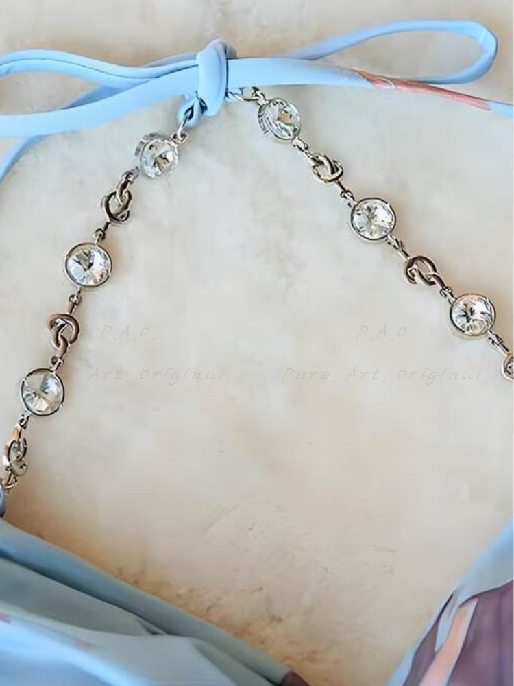 Printed 3-Piece Bikini Set with Skirt