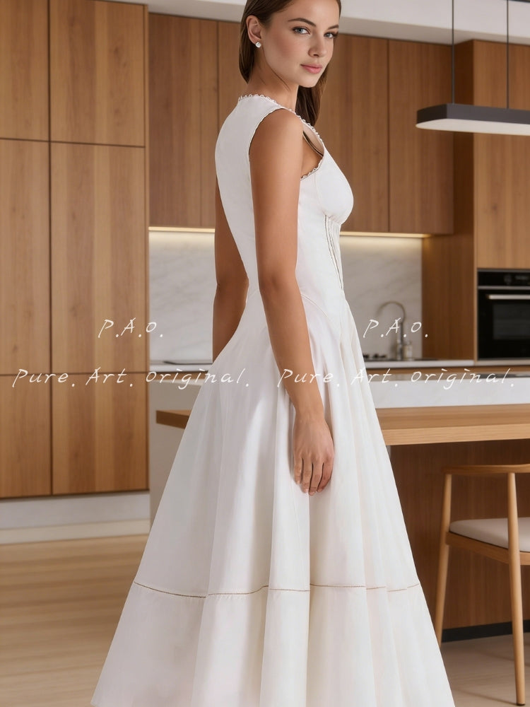 SERENA CORSET MIDI DRESS