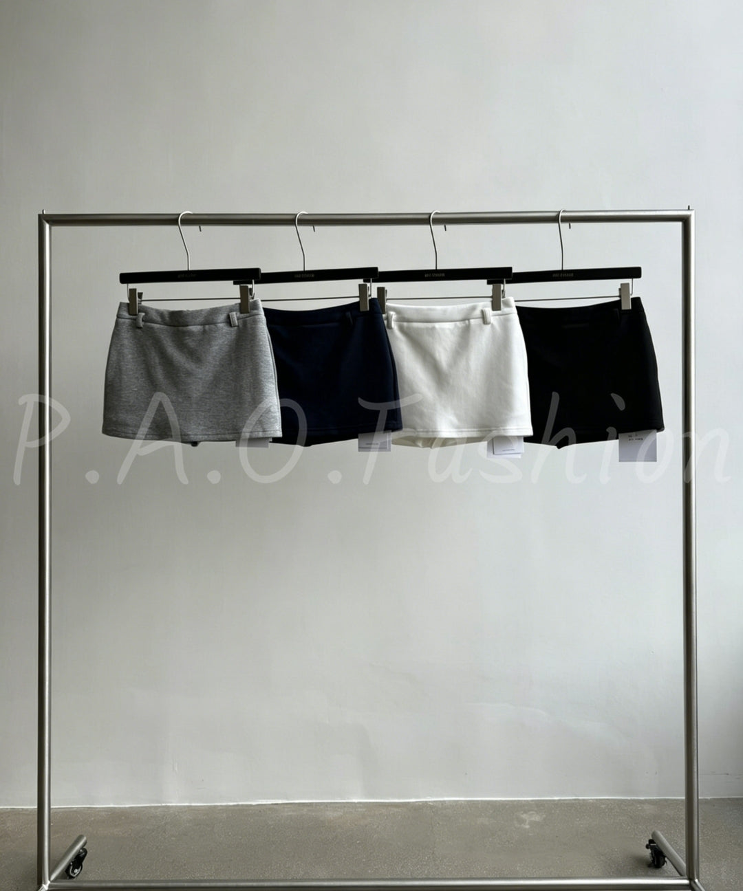 High-Waisted A-Line Mini Skirt