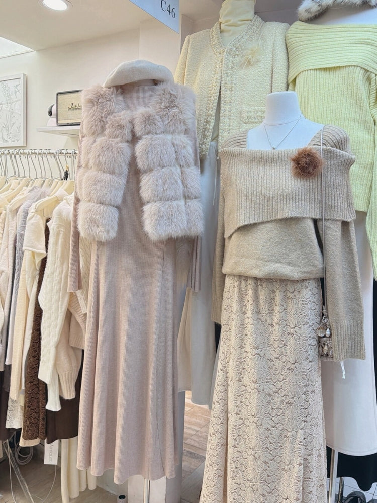 Snowland Faux Fur Sleeveless Vest