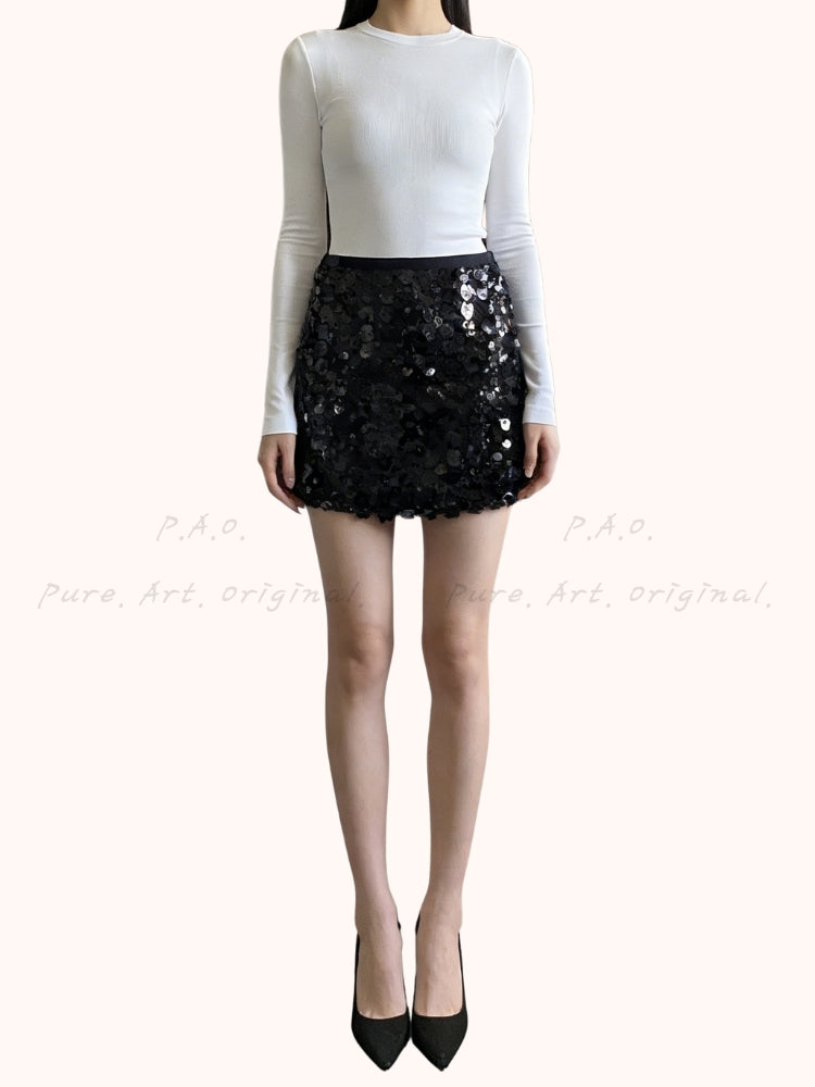 MARAIS SEQUIN SKIRT