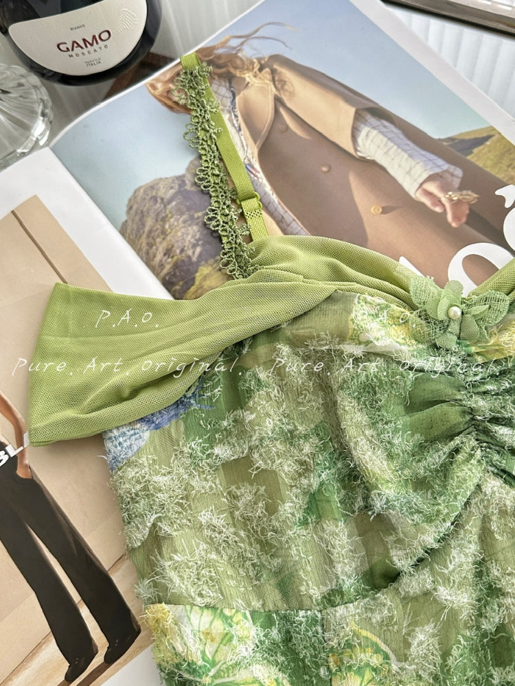 ELYSIA COWL NECK TIERED MAXI DRESS