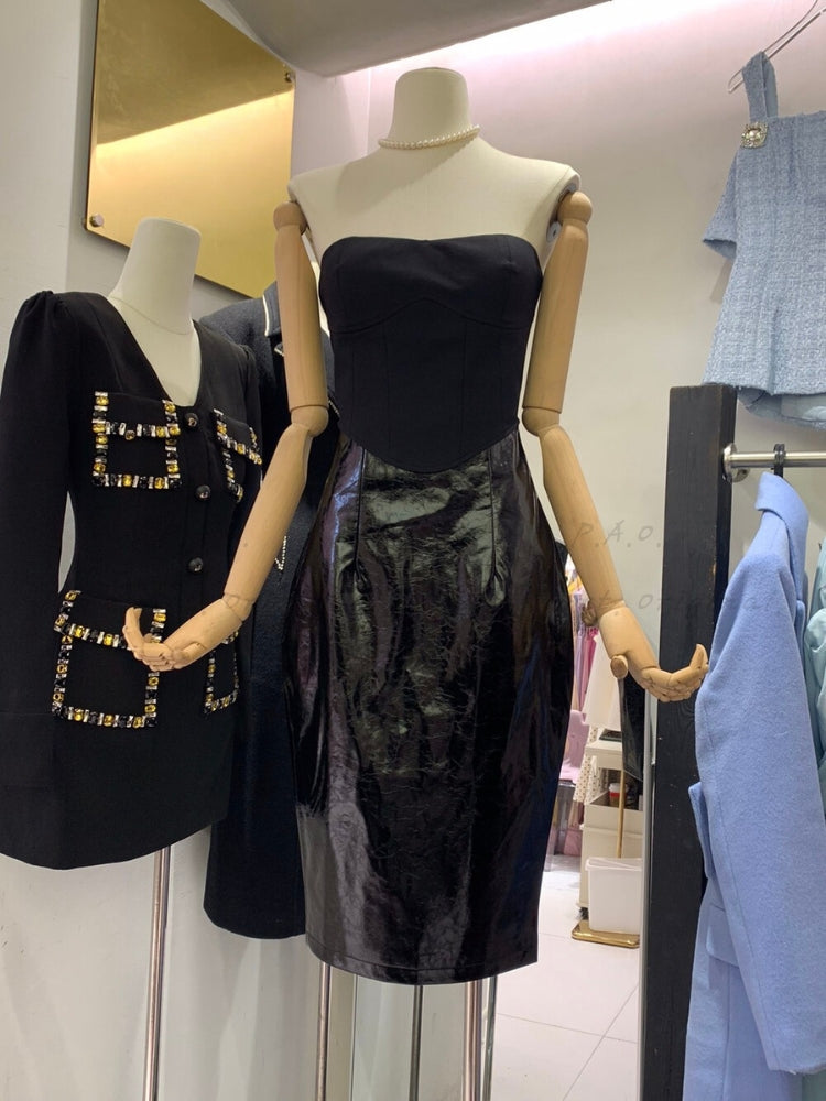 Midnight Edge –  Skirt Set