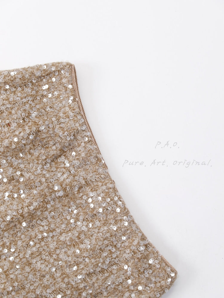 Luxe Aura Midi Skirt