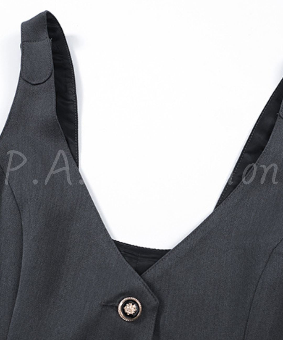 Halter Vest & Pleated Mini Skirt Set
