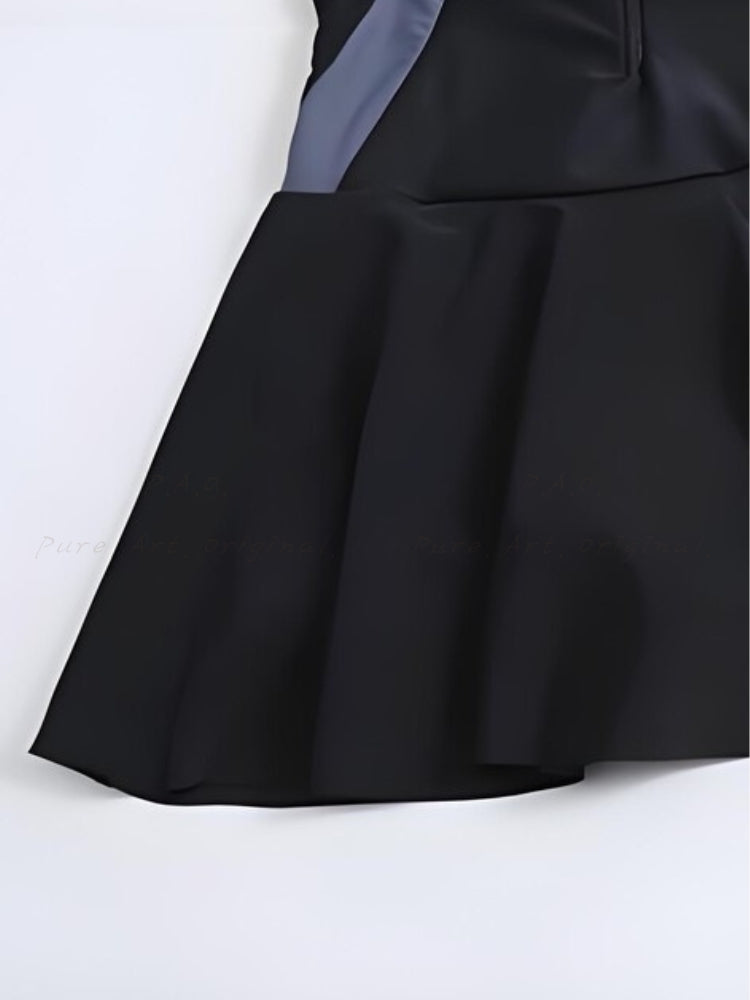 Front Zip One-Piece Swimsuit