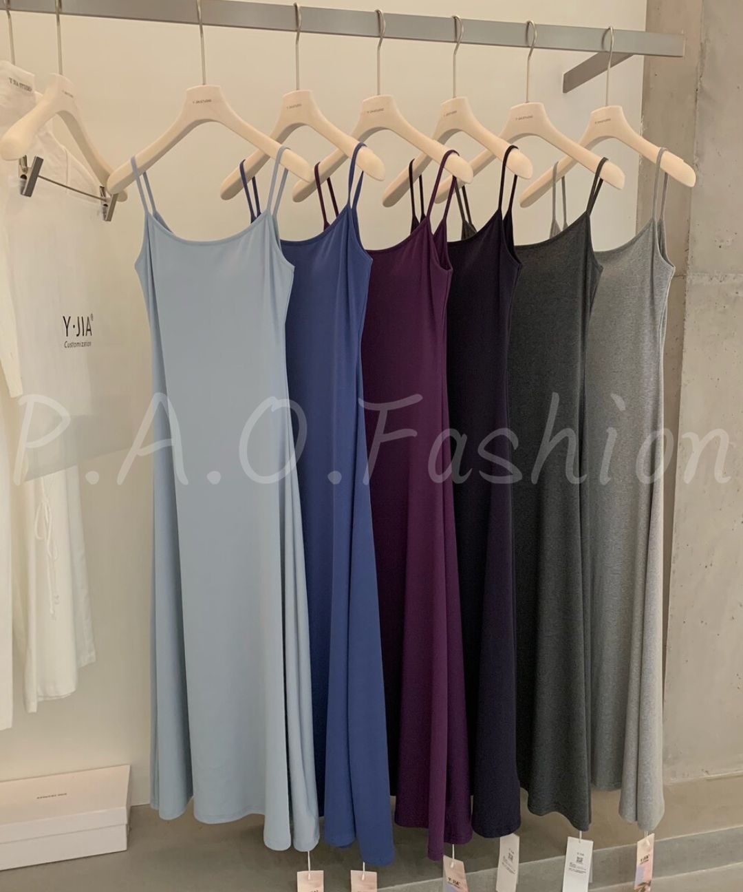 Essential Square Neck Cami Mermaid Maxi Dress