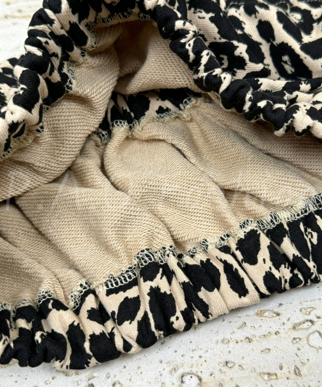 Leopard Print Bandeau Top & Wide-Leg Pants Set[Available Now]