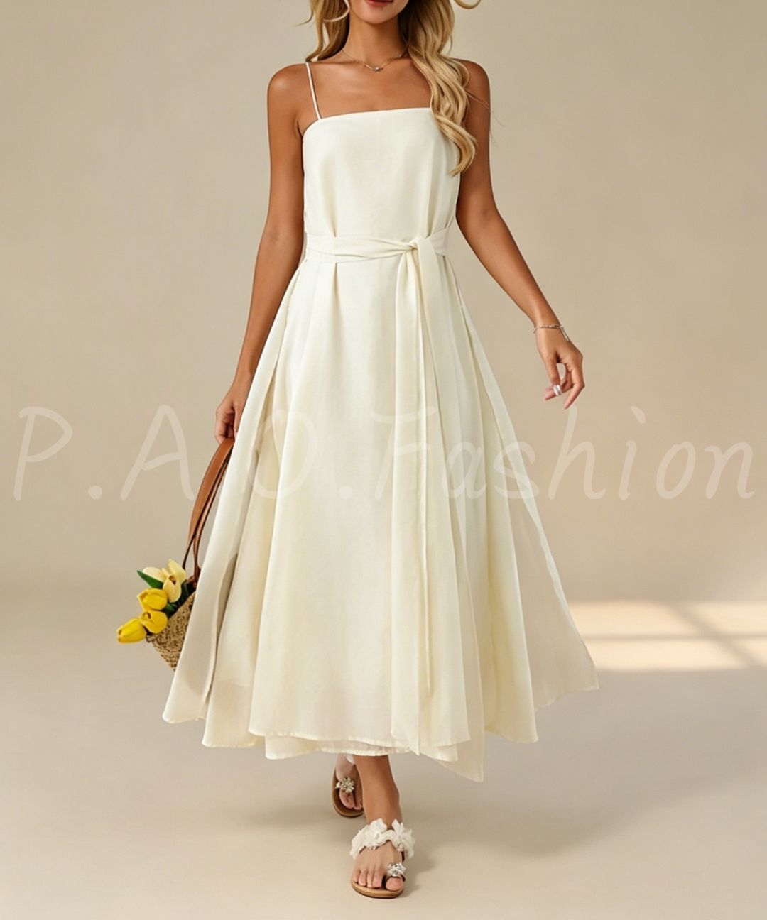 Textured Layered Maxi Dress