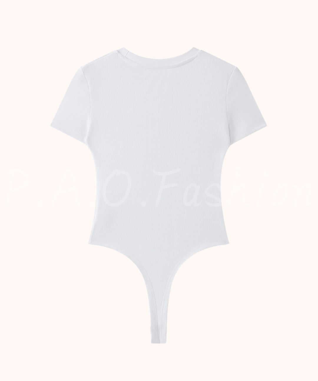 Crew Neck Short Sleeve Bodysuit[Available Now]