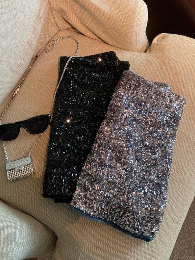Sequin Mini Skort