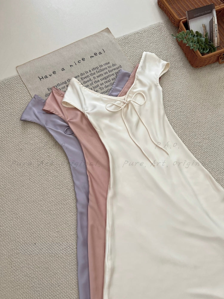 LUMIÈRE SATIN DRESS