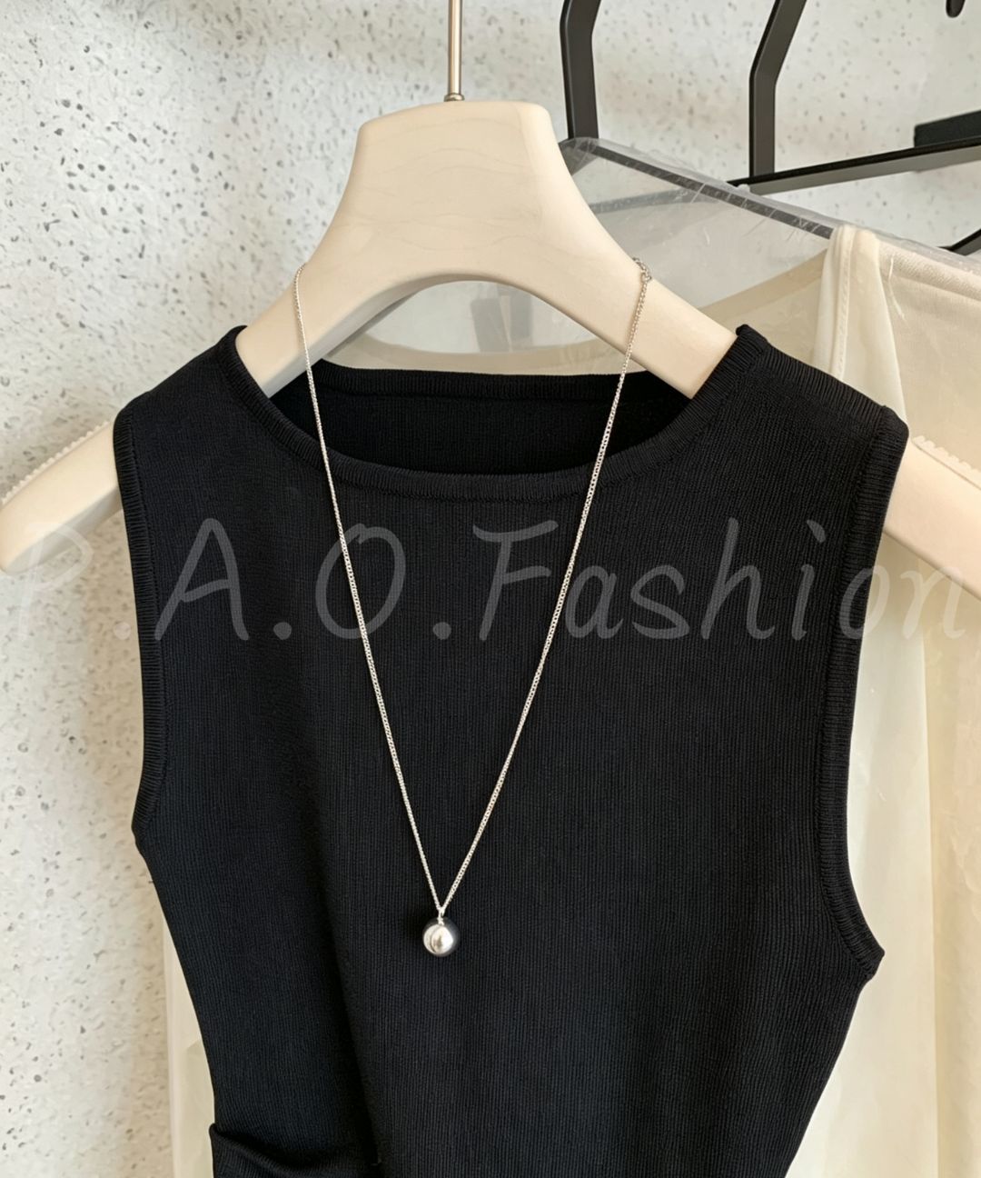 Sleeveless Twist Tank & Asymmetrical Chiffon Maxi Skirt Set