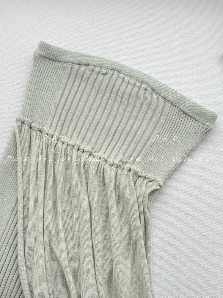 Asymmetrical Halter Tie Ribbed Bodycon Mini Dress