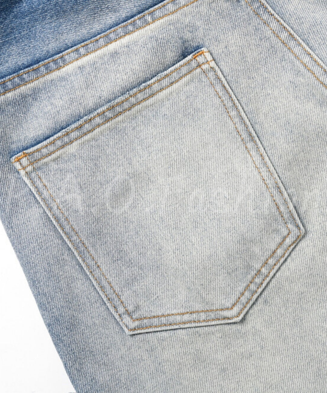 Distressed Vintage Wide-Leg Denim Jeans[Available Now]