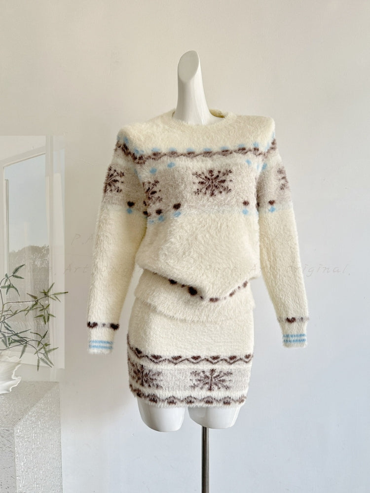 Winter Whisper – Fleece Knit Set