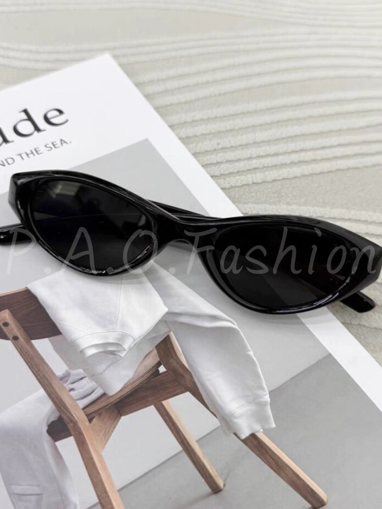 Y2K Star Accent Cat-Eye Sunglasses
